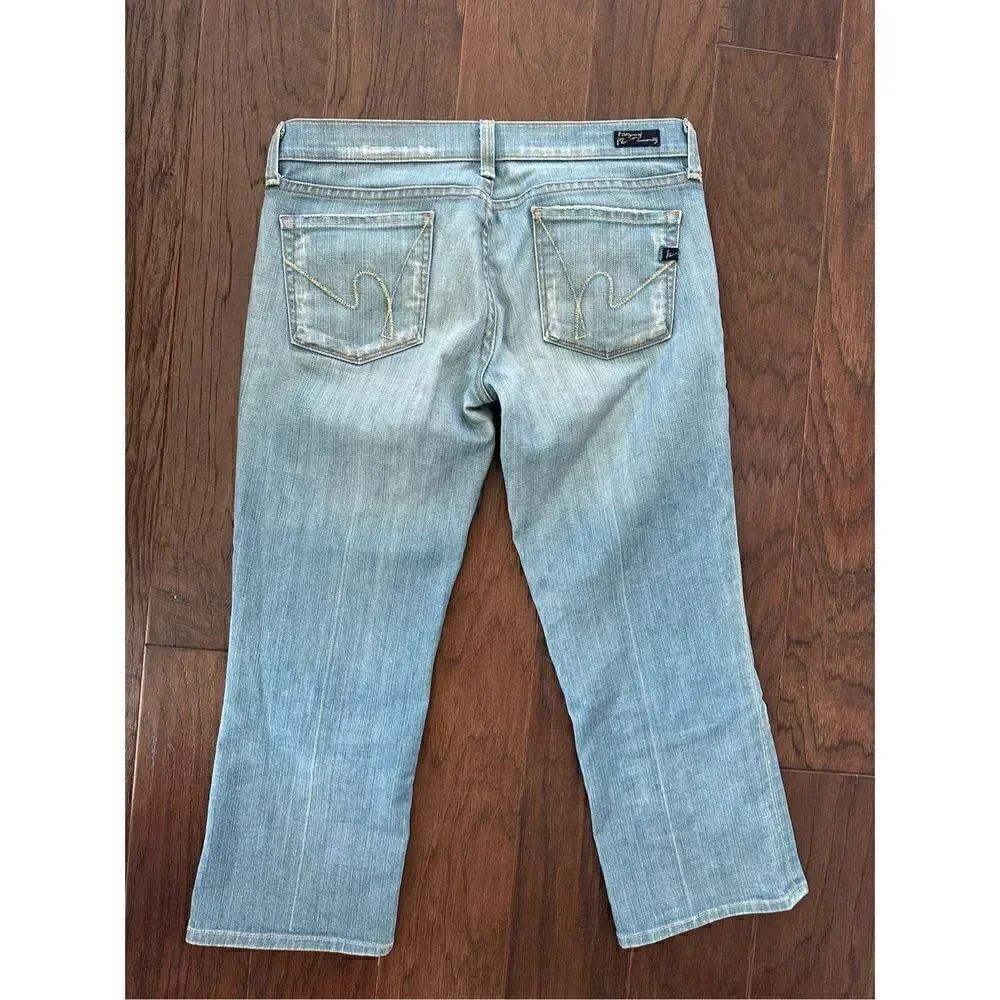 Citizens of Humanity Kelly Low Waist Crop Jeans size 29